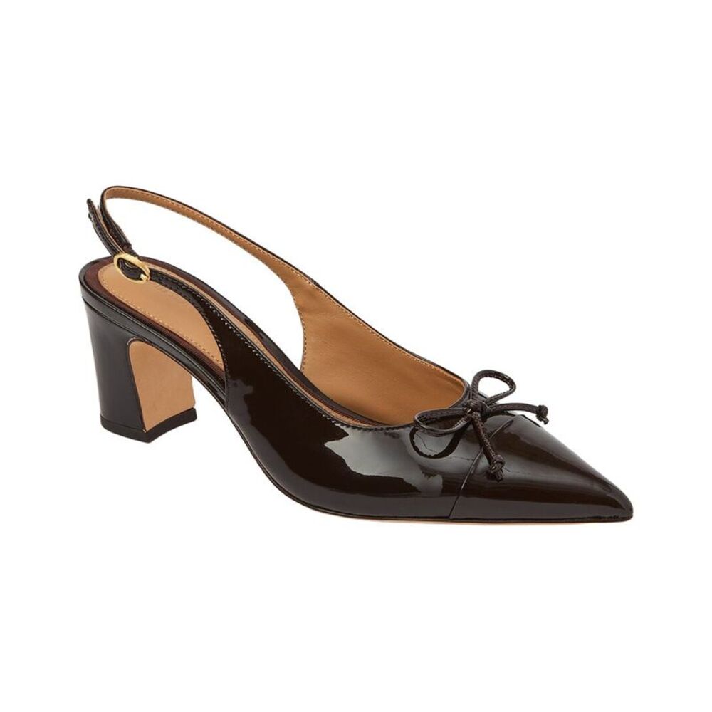 J.Mclaughlin Miriam Patent Block Heel, Brown